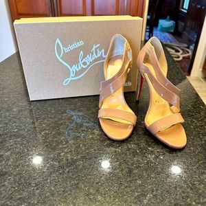 Christian Louboutin World Copine 100 Patent 36.5 Heels